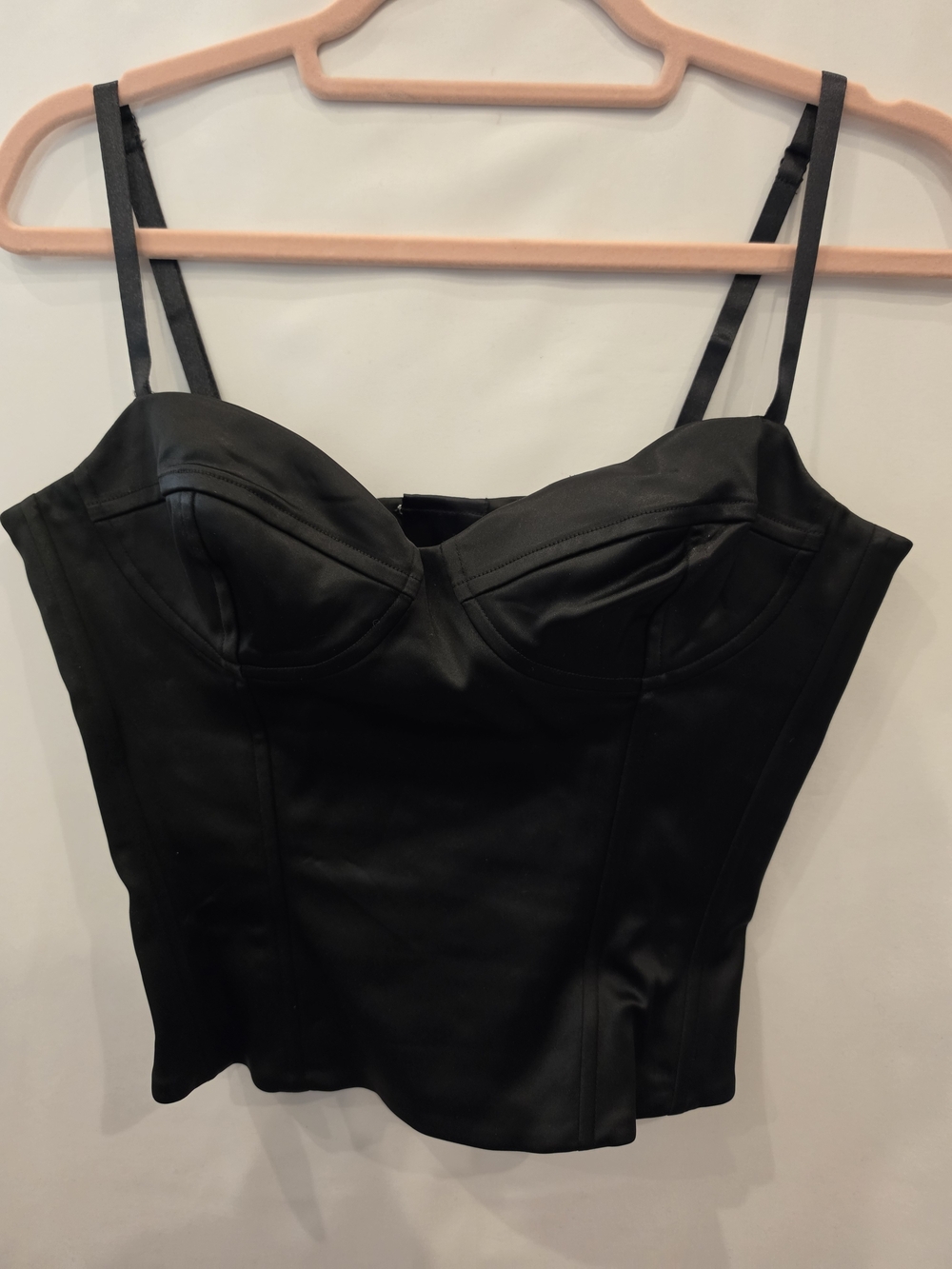 & Other Stories Black Bustier-Style Camisole